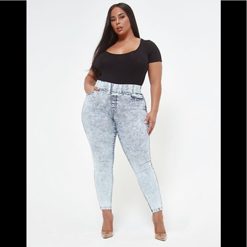 Acid High-Rise Jeggings